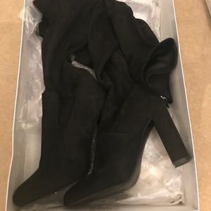 Steve Madden Knee high black boots